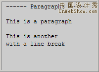 Paragraphs