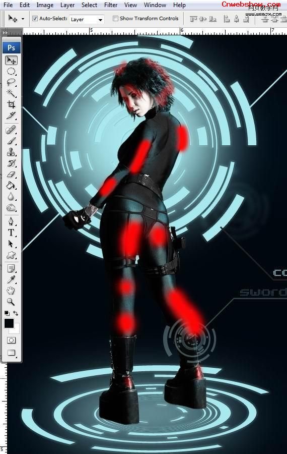 <a href=http://www.cnwebshow.com/http://www.cnwebshow.com/edu/photoshop/ target=_blank class=infotextkey>Photoshop</a>ϳѤؼЧ:Tron廭_webjx.com