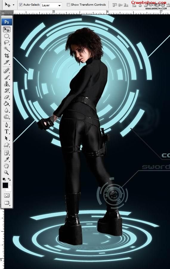 <a href=http://www.cnwebshow.com/http://www.cnwebshow.com/edu/photoshop/ target=_blank class=infotextkey>Photoshop</a>ϳѤؼЧ:Tron廭_webjx.com