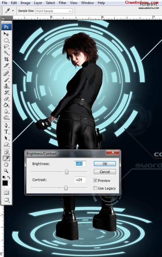 <a href=http://www.cnwebshow.com/http://www.cnwebshow.com/edu/photoshop/ target=_blank class=infotextkey>Photoshop</a>ϳѤؼЧ:Tron廭_webjx.com