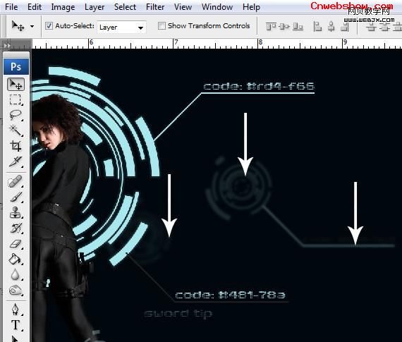 <a href=http://www.cnwebshow.com/http://www.cnwebshow.com/edu/photoshop/ target=_blank class=infotextkey>Photoshop</a>ϳѤؼЧ:Tron廭_webjx.com