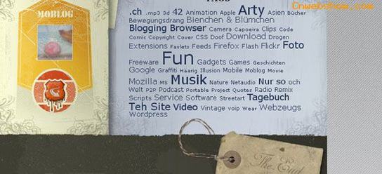 Personal Babblishing - footer screen shot.