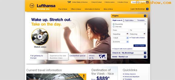 30+ Amazing Airlines Website Designs for your Inspiration