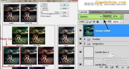 <a href=http://www.cnwebshow.com/http://www.cnwebshow.com/edu/photoshop/ target=_blank class=infotextkey>Photoshop</a>合成坐在干涸土地上沉思女人,PS教程