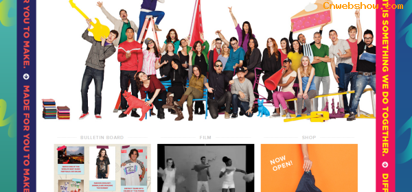 21. colorful web design