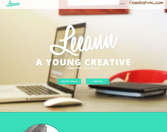 15 Inspiring Portfolio Designsվ<a href=http://www.cnwebshow.com target=_blank class=infotextkey>ҳ</a>:leeannpica