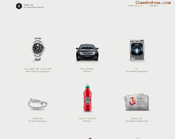 15 Inspiring Portfolio Designsվ<a href=http://www.cnwebshow.com target=_blank class=infotextkey>ҳ</a>:junlu