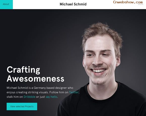 15 Inspiring Portfolio Designsվ<a href=http://www.cnwebshow.com target=_blank class=infotextkey>ҳ</a>:workdiary