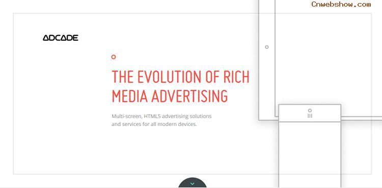 վ<a href=http://www.cnwebshow.com target=_blank class=infotextkey>ҳƷ</a>ͣadcadeADCADE homepage clean modern responsive web inspiration