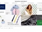 美国Bananarepublic香蕉共和国服装网页设计