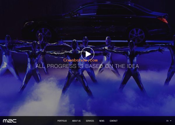 30 New Examples of Responsive Websites with Big Background - 24