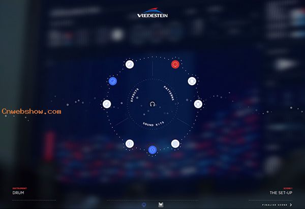 30 New Examples of Responsive Websites with Big Background - 28