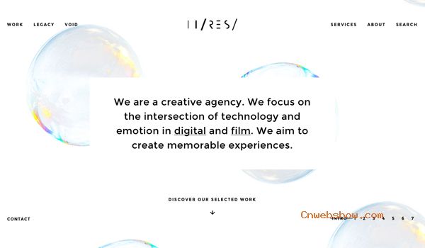 HTML5 Websites Design Websites: 25 New Examples - 13