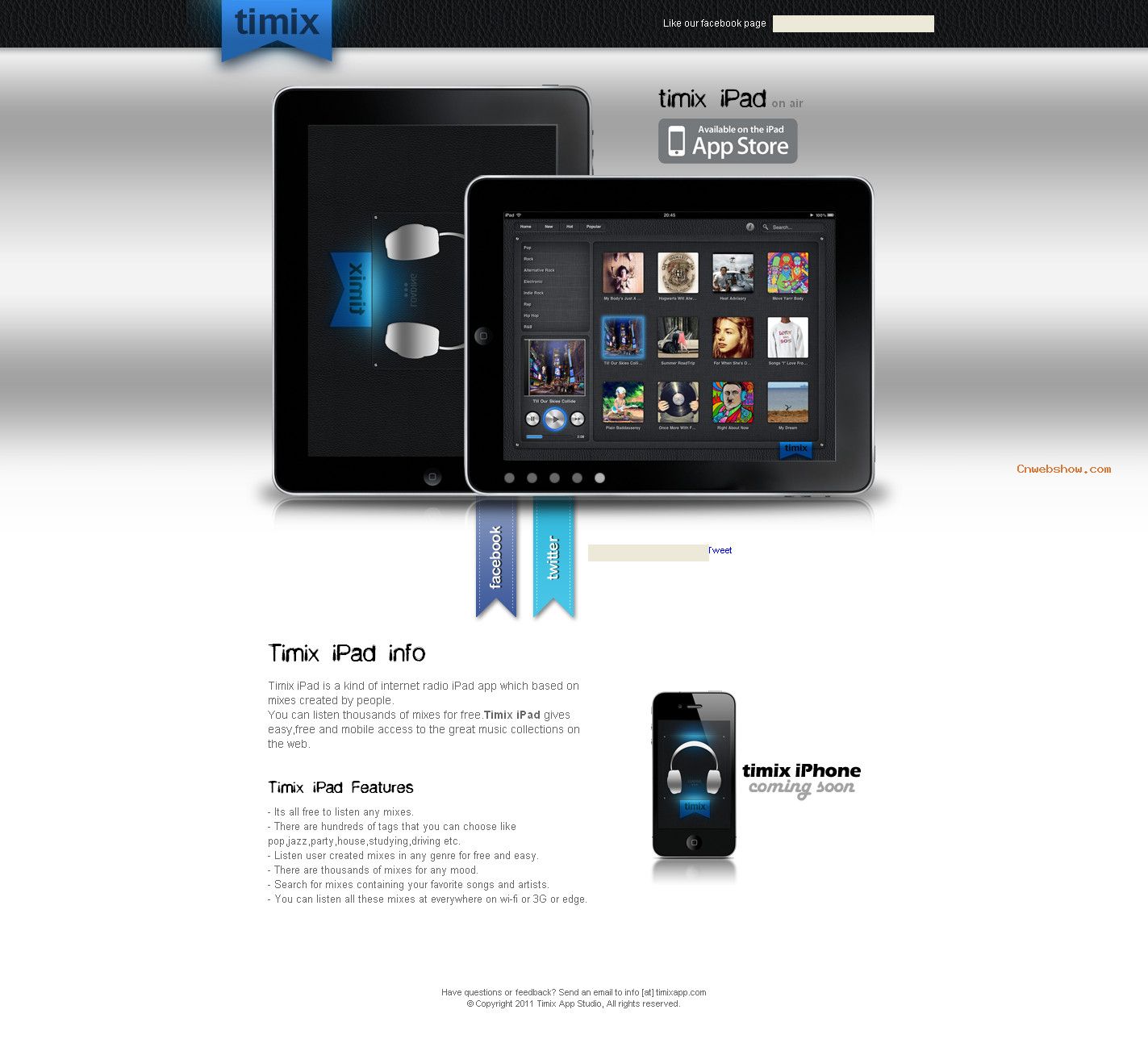 Timix iPadһ˴ĻϻĻ㲥iPadӦ!㾫<a href=http://www.cnwebshow.com target=_blank class=infotextkey><a href=http://www.cnwebshow.com target=_blank class=infotextkey>ҳ</a></a>,ھƷ<a href=http://www.cnwebshow.com target=_blank class=infotextkey>ҳ</a>,վ,й
