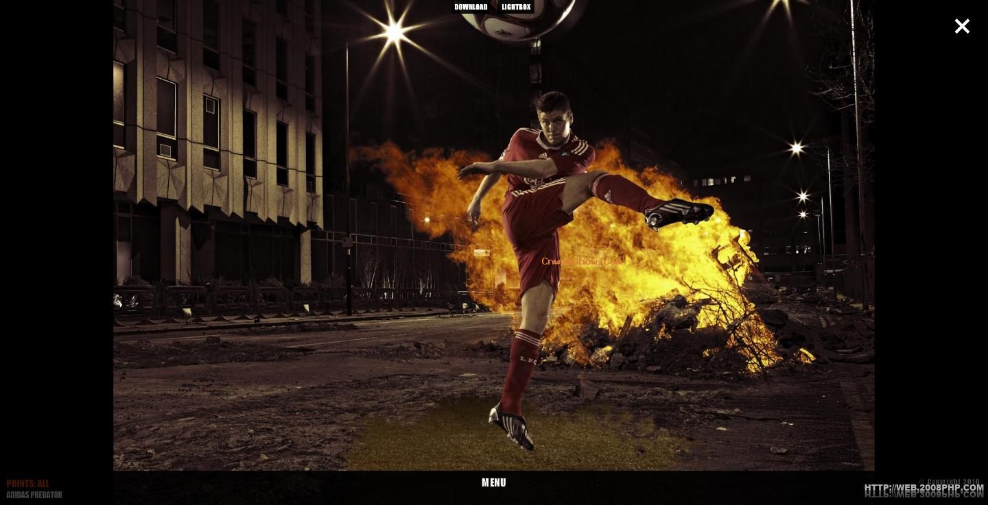 加里地时尚广告摄影网站设计欣赏