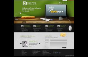 伦敦网页设计师DotPeak个人网站设计