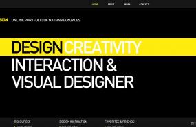 菲律宾自由网页平面设计师个人网站