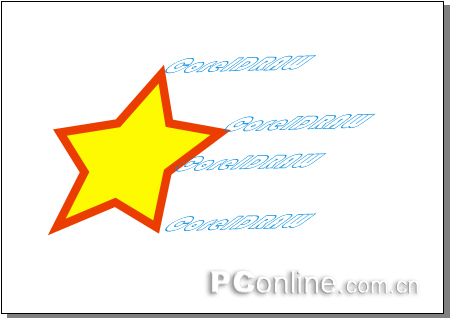 CorelDRAW12ѭ�򽥽�-�����ı�Ч����ͼ�ߣ�