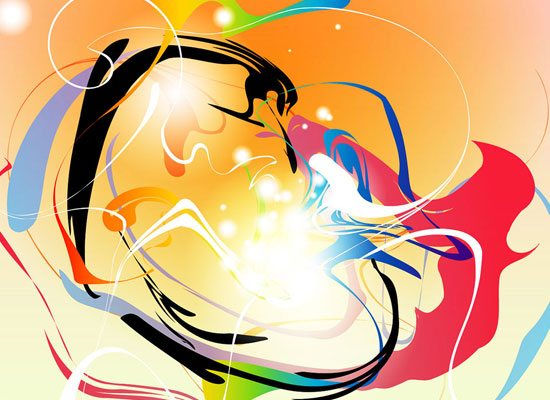 Abstract Party closeup image