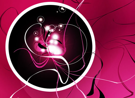 Abstract Virus closeup image