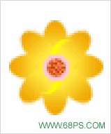 Photoshop制作儿童卡通鲜花文字