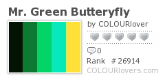 Mr. Green Butteryfly