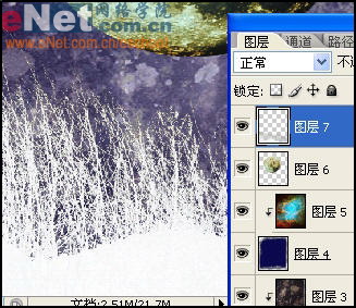 Photoshop制作迷人的黑夜传说