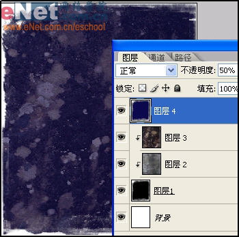 Photoshop制作迷人的黑夜传说