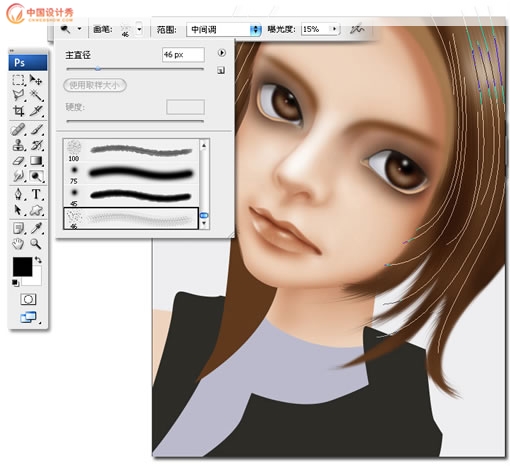 ��Photoshop���ͷ����ϸ����