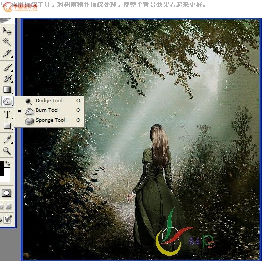 Photoshop����ϳ�ɭ����Ĺ���Ч��